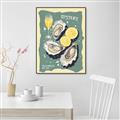 Picture of Oysters Poster _GroupedProduct_Rectangle_Portrait_Canvas_Framed_