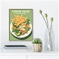 Picture of Caesar Salad Poster _GroupedProduct_Rectangle_Portrait_Canvas_Framed_