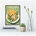 Picture of Caesar Salad Poster _GroupedProduct_Rectangle_Portrait_Canvas_Framed_