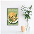 Picture of Caesar Salad Poster _GroupedProduct_Rectangle_Portrait_Canvas_Framed_