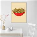 Picture of China Noodles _GroupedProduct_Rectangle_Portrait_Canvas_Framed_