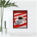 Picture of Americano Coffee _GroupedProduct_Rectangle_Portrait_Canvas_Framed_