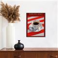 Picture of Americano Coffee _GroupedProduct_Rectangle_Portrait_Canvas_Framed_