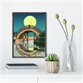 Picture of Japanese Bridge _GroupedProduct_Rectangle_Portrait_Canvas_Framed_