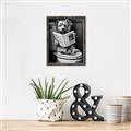 Picture of Potty Pooch _GroupedProduct_Rectangle_Portrait_Canvas_Framed_