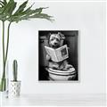 Picture of Potty Pooch _GroupedProduct_Rectangle_Portrait_Canvas_Framed_