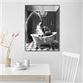 Picture of Splish Splash Safari _GroupedProduct_Rectangle_Portrait_Canvas_Framed_
