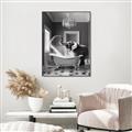 Picture of Joyful Elephant Bath Time _GroupedProduct_Rectangle_Portrait_Canvas_Framed_