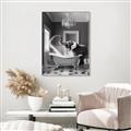 Picture of Joyful Elephant Bath Time _GroupedProduct_Rectangle_Portrait_Canvas_Framed_