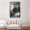 Picture of Kitty Cat Throne Room _GroupedProduct_Rectangle_Portrait_Canvas_Framed_