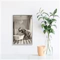 Picture of Luxuary Elephant _GroupedProduct_Rectangle_Portrait_Canvas_Framed_