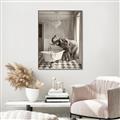 Picture of Luxuary Elephant _GroupedProduct_Rectangle_Portrait_Canvas_Framed_