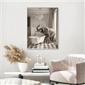 Picture of Luxuary Elephant _GroupedProduct_Rectangle_Portrait_Canvas_Framed_