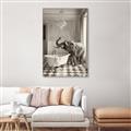Picture of Luxuary Elephant _GroupedProduct_Rectangle_Portrait_Canvas_Framed_