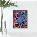 Picture of Tentacle Whirl Poster _GroupedProduct_Rectangle_Portrait_Canvas_Framed_