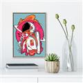 Picture of Space Explorer Poster _GroupedProduct_Rectangle_Portrait_Canvas_Framed_