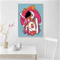 Picture of Space Explorer Poster _GroupedProduct_Rectangle_Portrait_Canvas_Framed_