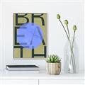 Picture of Breath Typography Poster _GroupedProduct_Rectangle_Portrait_Canvas_Framed_