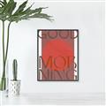 Picture of Good Morning Typography Poster _GroupedProduct_Rectangle_Portrait_Canvas_Framed_