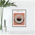 Picture of Geometric Eclipse _GroupedProduct_Rectangle_Portrait_Canvas_Framed_