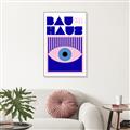 Picture of Bauhaus Eye Poster _GroupedProduct_Rectangle_Portrait_Canvas_Framed_