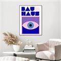 Picture of Bauhaus Eye Poster _GroupedProduct_Rectangle_Portrait_Canvas_Framed_