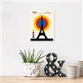 Picture of Retro Eiffel Tower Poster _GroupedProduct_Rectangle_Portrait_Unframed_Print_Only_