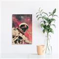 Picture of Astronaut in  Space _GroupedProduct_Rectangle_Portrait_Unframed_Print_Only_