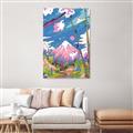 Picture of The Way To the Mountain _GroupedProduct_Rectangle_Portrait_Unframed_Print_Only_