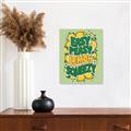 Picture of Easy Peasy Lemon Squeezy Typography Poster _GroupedProduct_Rectangle_Portrait_Unframed_Print_Only_