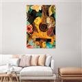 Picture of Music Guitar Collage  _GroupedProduct_Rectangle_Portrait_Unframed_Print_Only_