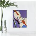 Picture of Retro Style Violin _GroupedProduct_Rectangle_Portrait_Unframed_Print_Only_