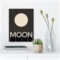 Picture of Moon Typography Poster _GroupedProduct_Rectangle_Portrait_Unframed_Print_Only_