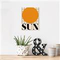Picture of Sun Typography Poster _GroupedProduct_Rectangle_Portrait_Unframed_Print_Only_