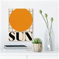 Picture of Sun Typography Poster _GroupedProduct_Rectangle_Portrait_Unframed_Print_Only_