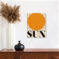 Picture of Sun Typography Poster _GroupedProduct_Rectangle_Portrait_Unframed_Print_Only_