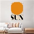Picture of Sun Typography Poster _GroupedProduct_Rectangle_Portrait_Unframed_Print_Only_