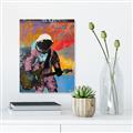 Picture of Retro Spaceman with Guitar Poster _GroupedProduct_Rectangle_Portrait_Unframed_Print_Only_