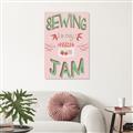 Picture of Sewing is my Jam Typography Poster _GroupedProduct_Rectangle_Portrait_Unframed_Print_Only_