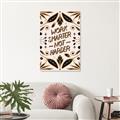 Picture of Work Smarter Not Harder Typography Poster _GroupedProduct_Rectangle_Portrait_Unframed_Print_Only_