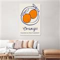 Picture of Food Art - Oranges Valencia Fruit Market _GroupedProduct_Rectangle_Portrait_Unframed_Print_Only_