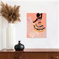 Picture of Dancer & Flourish Poster _GroupedProduct_Rectangle_Portrait_Unframed_Print_Only_