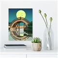 Picture of Japanese Bridge _GroupedProduct_Rectangle_Portrait_Unframed_Print_Only_