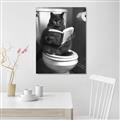 Picture of Plus Size Kitty on the Loo _GroupedProduct_Rectangle_Portrait_Unframed_Print_Only_