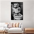 Picture of Potty Pooch _GroupedProduct_Rectangle_Portrait_Unframed_Print_Only_
