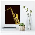 Picture of Golden Saxophone Poster _GroupedProduct_Rectangle_Portrait_Unframed_Print_Only_