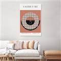 Picture of Geometric Eclipse _GroupedProduct_Rectangle_Portrait_Unframed_Print_Only_