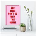 Picture of Bad Vibes Typography Poster _GroupedProduct_Rectangle_Portrait_Unframed_Print_Only_