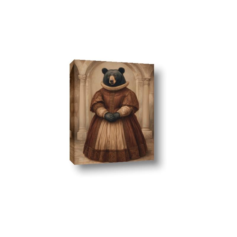 Picture of The Renaissance Black Bear _GroupedProduct_Rectangle_Portrait_Canvas_