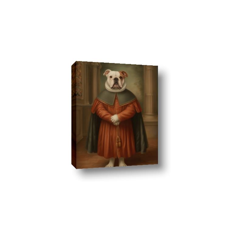 Picture of Echoes of a Canine Court I _GroupedProduct_Rectangle_Portrait_Canvas_